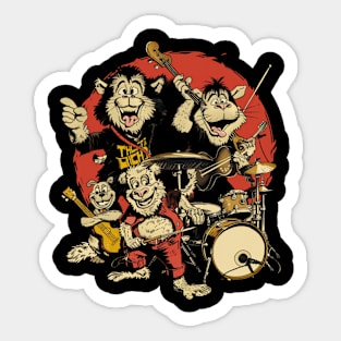 Banana-Splits Monkey Challenges Sticker